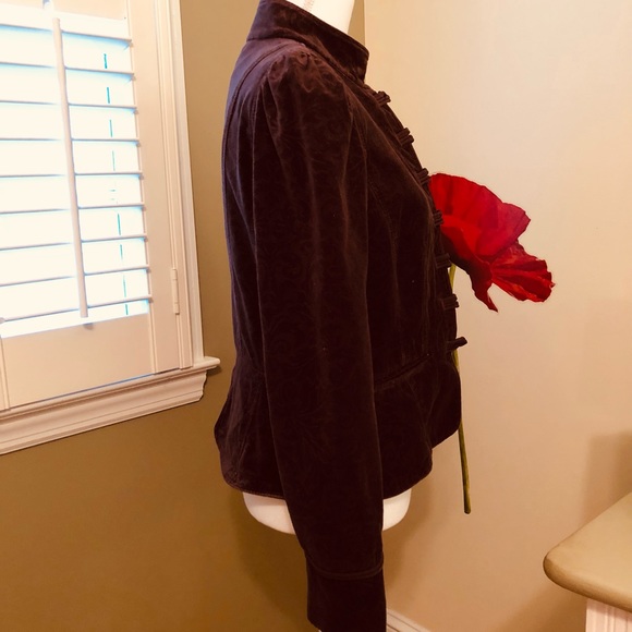 Ann Taylor LOFT little brown jacket - Picture 3 of 9